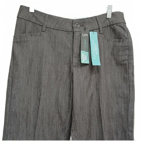 Lee Total Freedom Twill Pants Women's NWT Size 10 - Picture 3 of 9